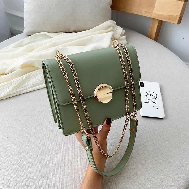 CHIC Lock Chain Small Bag Net hong yang Gas WOMEN'S Bag New Style 2020 Summer Fresh Shoulder Square Sling Bag
CHIC Lock Chain Small Bag Net hong yang Gas WOMEN'S Bag New Style 2020 Summer Fresh Shoulder Square Sling Bag
