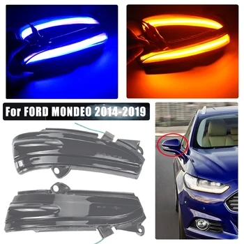 Blue-Yellow LED Dynamic Turn Signal Light Flowing Water Blinker Flashing Light For Ford Fusion Mondeo 2014 2015 2016 2017-2019
Blue-Yellow LED Dynamic Turn Signal Light Flowing Water Blinker Flashing Light For Ford Fusion Mondeo 2014 2015 2016 2017-2019