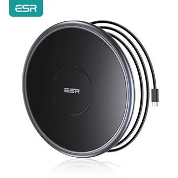 ESR Wireless Charger for iPhone 12 mini 12 Pro Max Qi Fast Charging for Samsung Note 20 Ultra Xiaomi Huawei Wireless Charger Pad
ESR Wireless Charger for iPhone 12 mini 12 Pro Max Qi Fast Charging for Samsung Note 20 Ultra Xiaomi Huawei Wireless Charger Pad