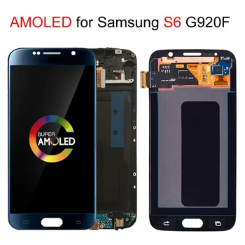 5.1" Super AMOLED For SAMSUNG Galaxy S6 G920F G920A G920T LCD Display Touch Screen Digitizer with Frame For Samsung S6 Display 
5.1" Super AMOLED For SAMSUNG Galaxy S6 G920F G920A G920T LCD Display Touch Screen Digitizer with Frame For Samsung S6 Display