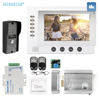 HOMSECUR 7" Wired Hands-free Video&Audio Smart Doorbell Door Intercom+Outdoor Monitoring Recording Fail Secure Rim Lock
HOMSECUR 7" Wired Hands-free Video&Audio Smart Doorbell Door Intercom+Outdoor Monitoring Recording Fail Secure Rim Lock