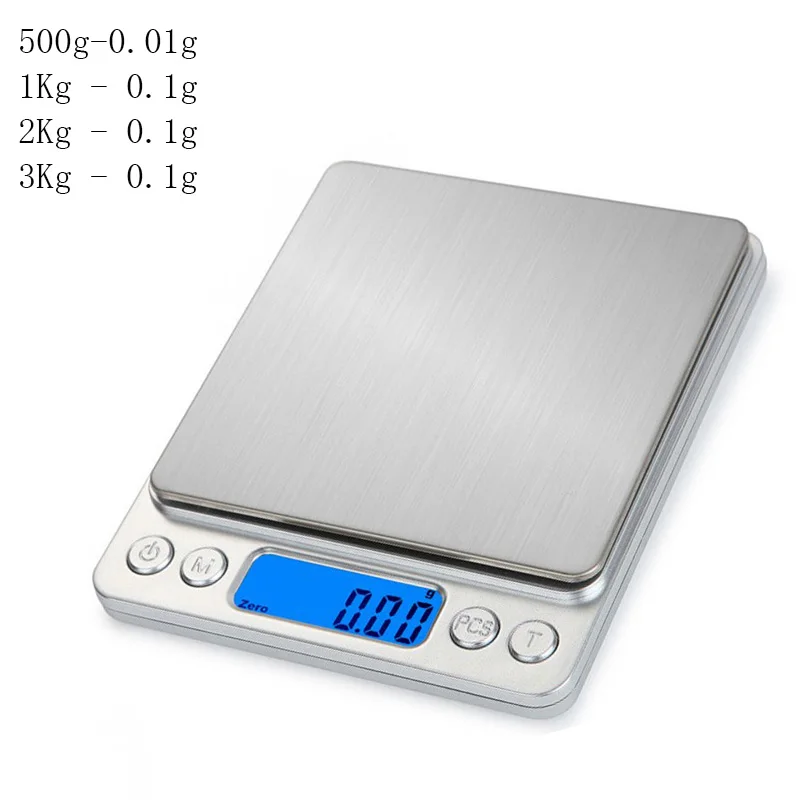 1/2/3kg 0.01/0.1g LED Digital Weighing Scale Mini Precision Grams Weight Electronic Balance Scale for Tea Baking Medicinal Herbs
1/2/3kg 0.01/0.1g LED Digital Weighing Scale Mini Precision Grams Weight Electronic Balance Scale for Tea Baking Medicinal Herbs