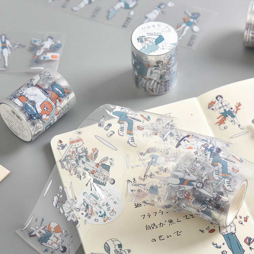 1 Pcs PET Transparent Washi Masking Tapes for Scrapbooking Tape Diy Stickers Crafts Gift Wrapping Sticker Tape Decorative
1 Pcs PET Transparent Washi Masking Tapes for Scrapbooking Tape Diy Stickers Crafts Gift Wrapping Sticker Tape Decorative