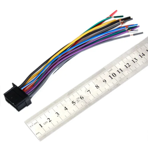 Car Radio Harness Adapter Stereo Wire Wiring Power Cables for Pioneer 2350 car stereo with 16 pin connector Car Radio Harness Adapter Stereo Wire Wiring Power Cables for Pioneer 2350 car stereo with 16 pin connector