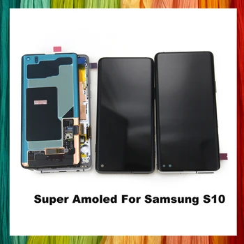 SUPER AMOLED Original 6.1"For Samsung Galaxy S10 SM-G9730 G973F G973U G973N LCD Display Touch Screen Digitizer Assembly
SUPER AMOLED Original 6.1"For Samsung Galaxy S10 SM-G9730 G973F G973U G973N LCD Display Touch Screen Digitizer Assembly