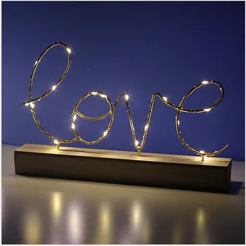 Simple Creative Letter Winding Letter Night Light Romantic Home Night Light Handmade Wood Decoration Ornaments Home Decore 
Simple Creative Letter Winding Letter Night Light Romantic Home Night Light Handmade Wood Decoration Ornaments Home Decore