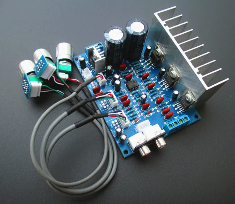 LM1875T +NE5532N 25W*2+40W Computer Speaker Desktop 2.1 Channel Audio Power Amplifier Board
LM1875T +NE5532N 25W*2+40W Computer Speaker Desktop 2.1 Channel Audio Power Amplifier Board