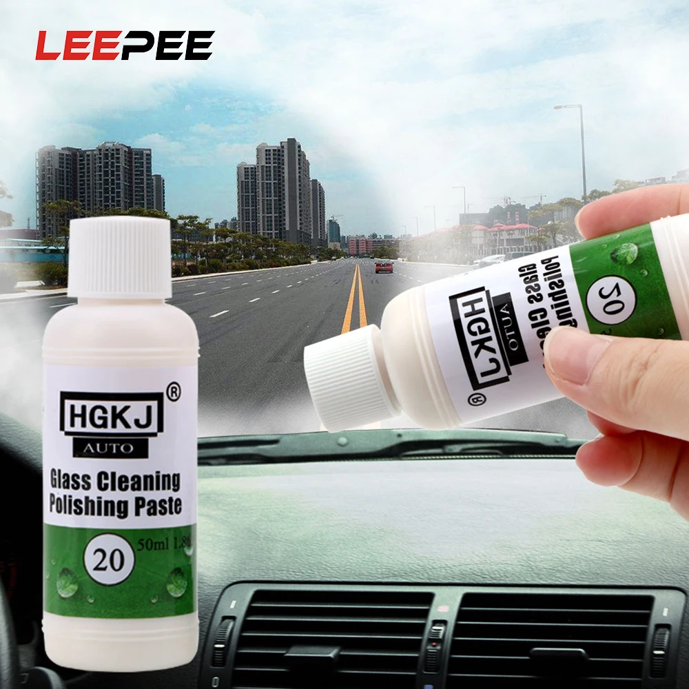 LEEPEE 50ml Car Glass Cleaning Polishing Paste Car Wash Maintenance Glass Oil Film Removing Window Repair Auto Accessories
LEEPEE 50ml Car Glass Cleaning Polishing Paste Car Wash Maintenance Glass Oil Film Removing Window Repair Auto Accessories