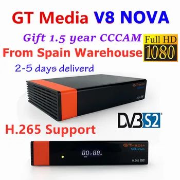 GT media V8 NOVA receiver satellite Full HD decoder+1.5 Year cccam 4k clines support H.265 DVB-S2 Powervu Spain Germany Poland
GT media V8 NOVA receiver satellite Full HD decoder+1.5 Year cccam 4k clines support H.265 DVB-S2 Powervu Spain Germany Poland