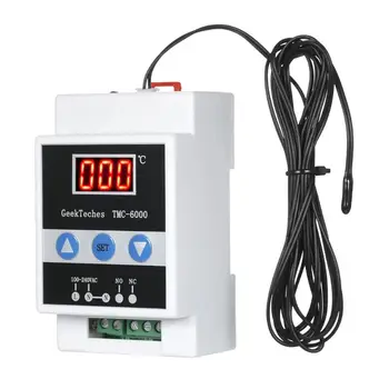 Drop Ship TMC-6000 110-240V Guide Rail Digital Temperature Controller Temperature Control
Drop Ship TMC-6000 110-240V Guide Rail Digital Temperature Controller Temperature Control
