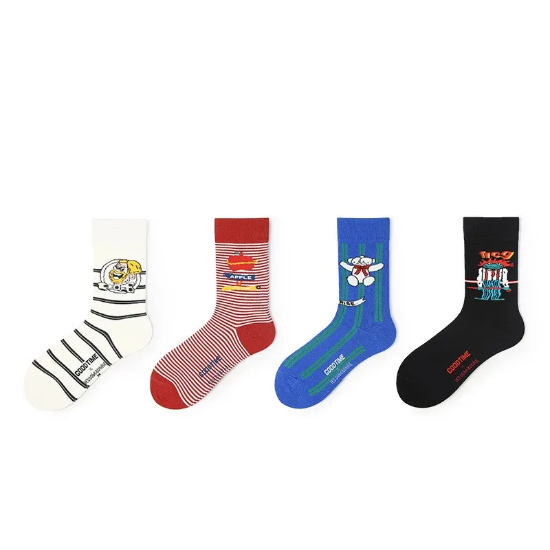 Socks Middle Tube Socks Autumn and Winter College Style Cartoon Personality Creativity Socks Cotton Socks
Socks Middle Tube Socks Autumn and Winter College Style Cartoon Personality Creativity Socks Cotton Socks