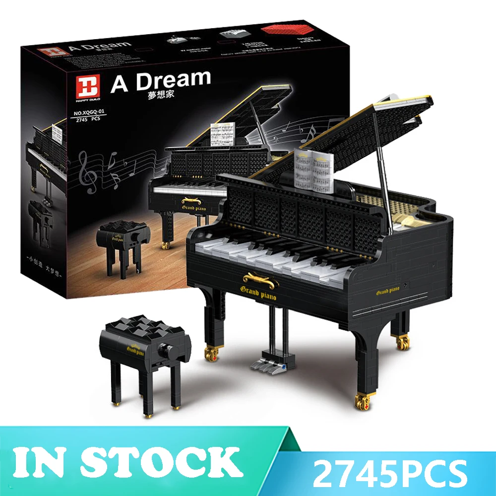 Newly MOC Ideas Series The App Control Playable Grand Piano Model Building Blocks Bricks Education Toys Kids Christmas Gifts
Newly MOC Ideas Series The App Control Playable Grand Piano Model Building Blocks Bricks Education Toys Kids Christmas Gifts