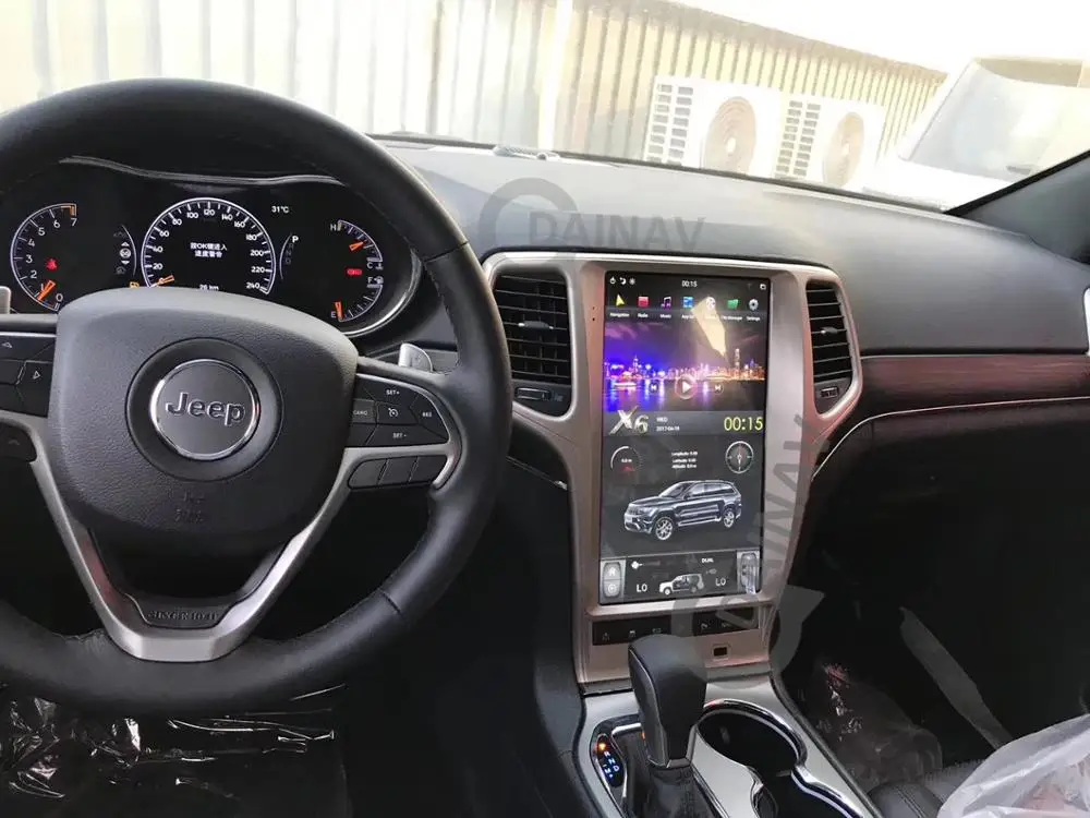 Автомобильный мультимедийный DVD плеер с HD экраном 13 6 дюйма для JEEP Grand cherokee 2011 2019