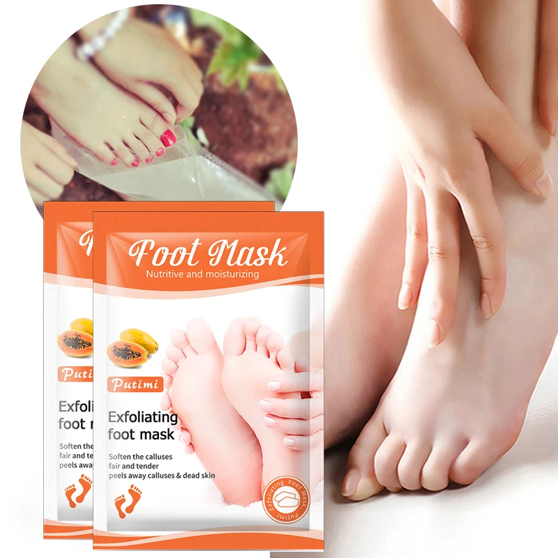 PUTIMI 3pair Papaya Exfoliating Foot Mask Pedicure Socks for Legs Remove Dead Skin Moisture Anti Crack Heels Smooth Foot Mask
PUTIMI 3pair Papaya Exfoliating Foot Mask Pedicure Socks for Legs Remove Dead Skin Moisture Anti Crack Heels Smooth Foot Mask