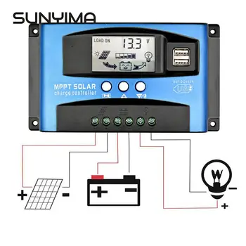 SUNYIMA 60A 30A MPPT Intelligent Solar Controller 12V 24V Auto Focus Solar Panel Battery Cells Regulator Charger for Home Use PV
SUNYIMA 60A 30A MPPT Intelligent Solar Controller 12V 24V Auto Focus Solar Panel Battery Cells Regulator Charger for Home Use PV