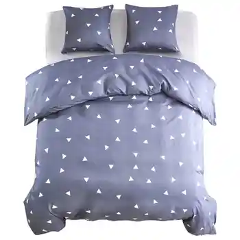 Vidaxl part. Bedding Set triangular design 200x220/60x70 cm Gray
Vidaxl part. Bedding Set triangular design 200x220/60x70 cm Gray