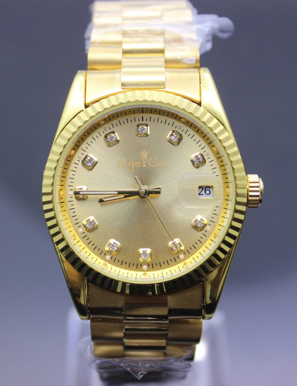 Brand New Mens Luxury Sport Gold Silver Stainless Steel Style Automatic Mechanical Just 36mm Classic Date Watches
Brand New Mens Luxury Sport Gold Silver Stainless Steel Style Automatic Mechanical Just 36mm Classic Date Watches