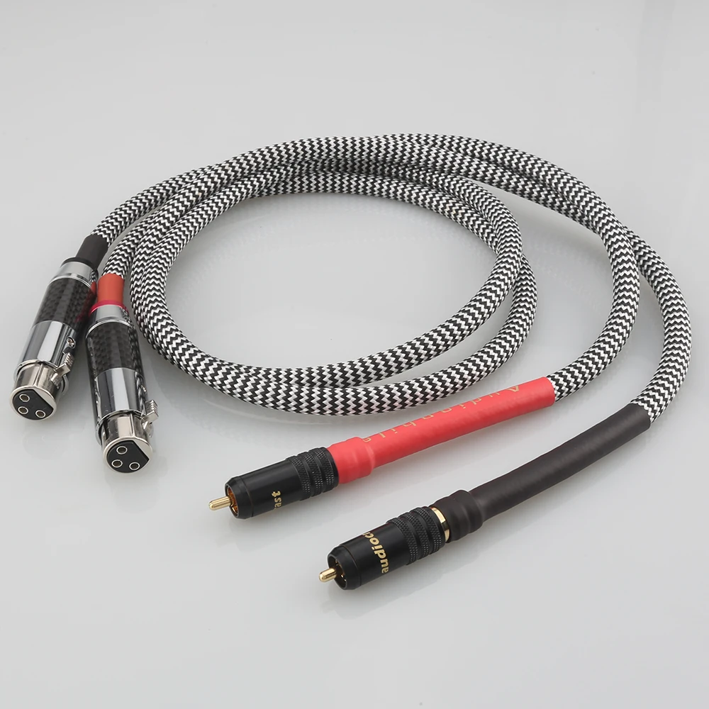 Audiophile Audio Cable 2 RCA Male to 2 XLR HIFI Plug 3 Pin Female Interconnect cable HIFI
Audiophile Audio Cable 2 RCA Male to 2 XLR HIFI Plug 3 Pin Female Interconnect cable HIFI