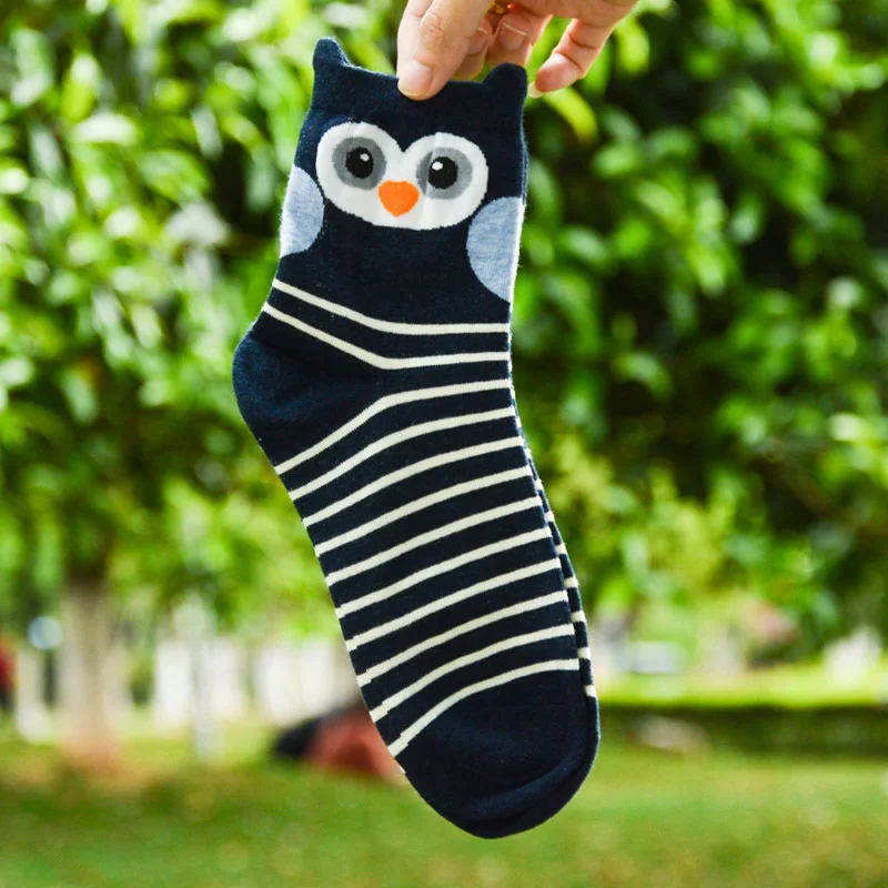 Original Design Explosion Models Ladies Owl Animal Cute Cartoon Pattern Personality Fashion Interesting Black Socks
Original Design Explosion Models Ladies Owl Animal Cute Cartoon Pattern Personality Fashion Interesting Black Socks