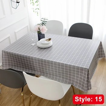 Tablecloth Dustproof Rectangle Table Cover Slip Resistant Simple Plaid Style 140*180cm DEC889
Tablecloth Dustproof Rectangle Table Cover Slip Resistant Simple Plaid Style 140*180cm DEC889