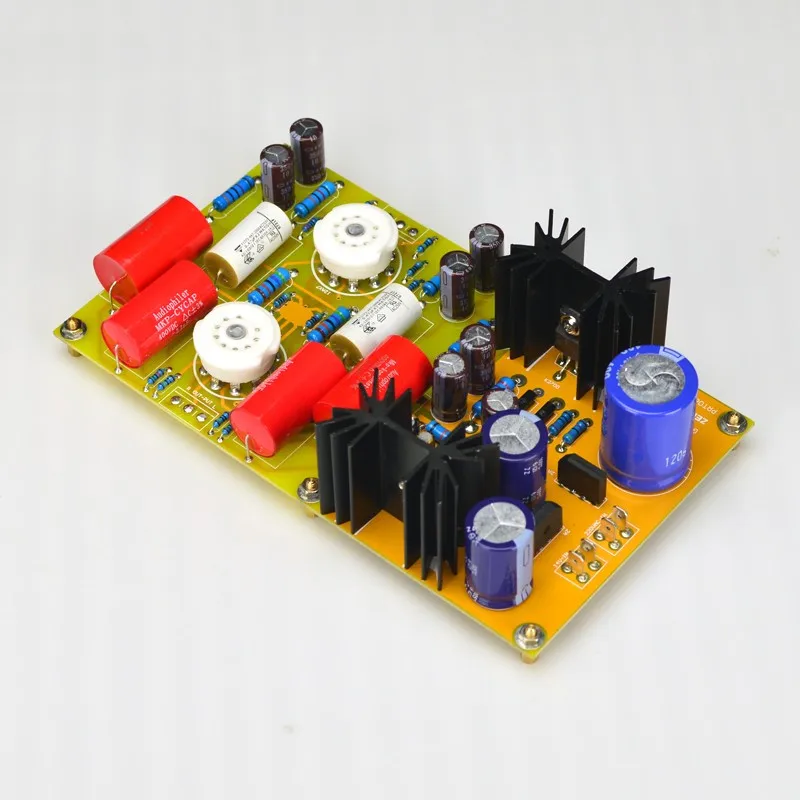 Hifi PRT-06A 12AX7 +12AT7 Tube preamplifier board / Kit Pcb base on MATISSE preamp circuit | Электроника