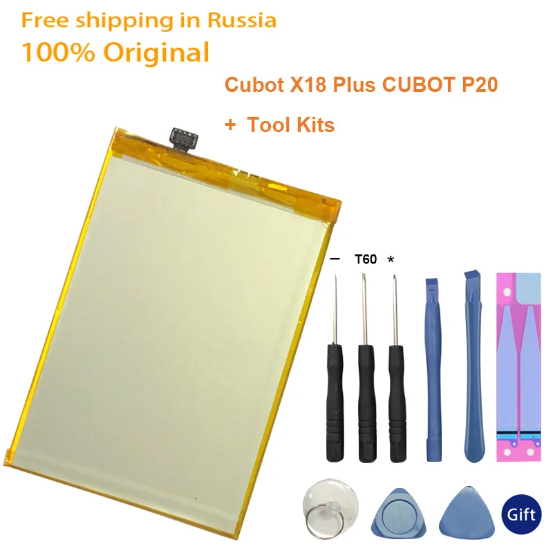 Original For Cubot X18 Plus Battery 4000mAh High Capacity Replacement Backup Battery For Cubot P20 Battery Phone In Stock +Tools
Original For Cubot X18 Plus Battery 4000mAh High Capacity Replacement Backup Battery For Cubot P20 Battery Phone In Stock +Tools