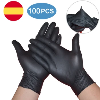 Spain Fast Shipping Disposable Latex Gloves Universal Cleaning Work Finger Gloves Latex Protective Home Food For Safety Black
Spain Fast Shipping Disposable Latex Gloves Universal Cleaning Work Finger Gloves Latex Protective Home Food For Safety Black