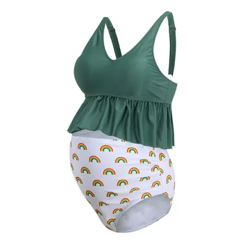 Women Maternity Pregnant Tankinis Print Ruffles Bikinis Swimsuit Beachwear Suit одежда для беременных pregnancy clothes#G30
Women Maternity Pregnant Tankinis Print Ruffles Bikinis Swimsuit Beachwear Suit одежда для беременных pregnancy clothes#G30