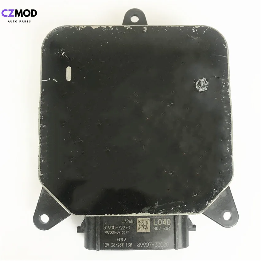 CZMOD Original 89907-33080 L040 Used Left side Headlight LED Driver Control unit 31900-7227G HU12 89907 33080 car accessories
CZMOD Original 89907-33080 L040 Used Left side Headlight LED Driver Control unit 31900-7227G HU12 89907 33080 car accessories