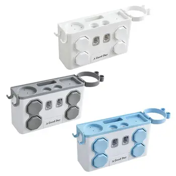 Toothpaste Dispenser Squeezer Wall Mount and Anti-dust Toothbrush Holder, Multi-Functional Space Saving Organizer
Toothpaste Dispenser Squeezer Wall Mount and Anti-dust Toothbrush Holder, Multi-Functional Space Saving Organizer