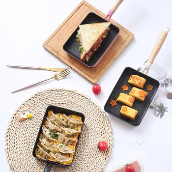 Aluminum Alloy Frying Pan Non-stick Omelette Eggs Roll Maker Pot Cookware Kitchen Cooking Tools Griddle Pan Universal 3 Colors
Aluminum Alloy Frying Pan Non-stick Omelette Eggs Roll Maker Pot Cookware Kitchen Cooking Tools Griddle Pan Universal 3 Colors