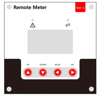 Remote Meter RM-5/RM-5B LCD MPPT Display With Bluetooth Function RS232 Connection Use For SRNE ML Series MPPT Solar Controller
Remote Meter RM-5/RM-5B LCD MPPT Display With Bluetooth Function RS232 Connection Use For SRNE ML Series MPPT Solar Controller