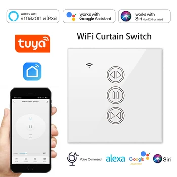 WiFi Smart Curtain Switch for Electric Motorized Curtain Blind Roller Shutter App Remote Timer Google Home Alexa Siri Control
WiFi Smart Curtain Switch for Electric Motorized Curtain Blind Roller Shutter App Remote Timer Google Home Alexa Siri Control