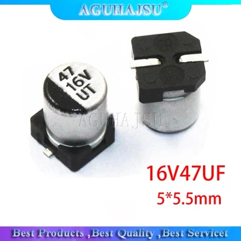 10PCS Electrolytic capacitor 16V47UF 5*5.5mm SMD aluminum electrolytic capacitor 47uf 16v
10PCS Electrolytic capacitor 16V47UF 5*5.5mm SMD aluminum electrolytic capacitor 47uf 16v