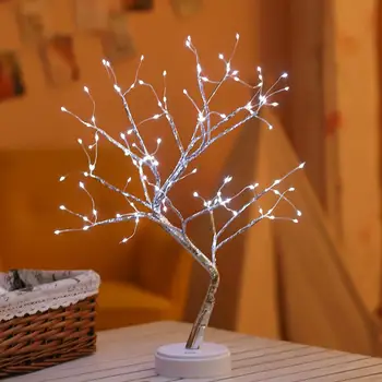 LED USB Table Lamp PC Night Light Touch Switch LED Night Light Tree Night Light Copper Wire Decoration Festival Party Gift Base
LED USB Table Lamp PC Night Light Touch Switch LED Night Light Tree Night Light Copper Wire Decoration Festival Party Gift Base