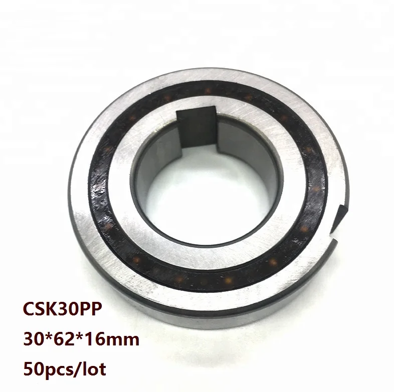 50pcs/lot CSK30PP 30mm 30×62×16mm One Way Clutch Bearing With dual keyway High Quality Sprag Freewheel Backstop Bearing
50pcs/lot CSK30PP 30mm 30×62×16mm One Way Clutch Bearing With dual keyway High Quality Sprag Freewheel Backstop Bearing