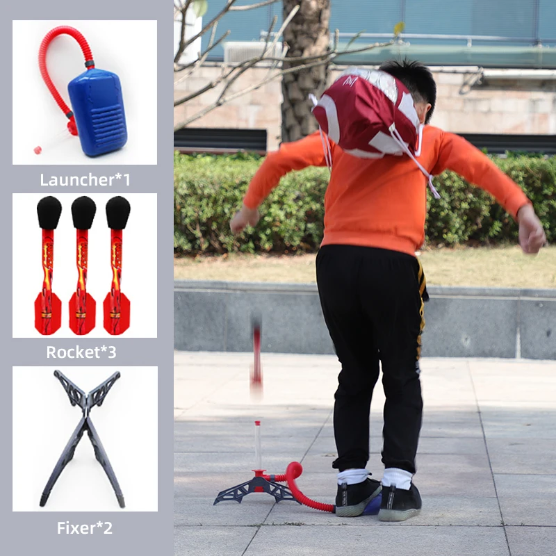 rocket launcher Fun Sports Toy Outdoor Launcher Pneumatic Rocket Launch Children's Toy for Boy Outdoor Sports Kids Playground
rocket launcher Fun Sports Toy Outdoor Launcher Pneumatic Rocket Launch Children's Toy for Boy Outdoor Sports Kids Playground