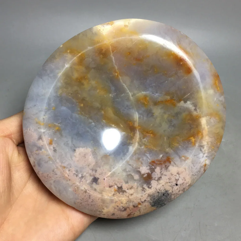 719g High quality Natural crystal healing fengshui Home decoration polishing Ocean jasper ashtray
719g High quality Natural crystal healing fengshui Home decoration polishing Ocean jasper ashtray