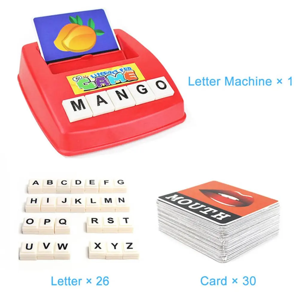 Toys for Children Alphabet Letters Figure Spelling Games Cards English Word Puzzle Educational Literacy Fun Early Learning Toys
Toys for Children Alphabet Letters Figure Spelling Games Cards English Word Puzzle Educational Literacy Fun Early Learning Toys