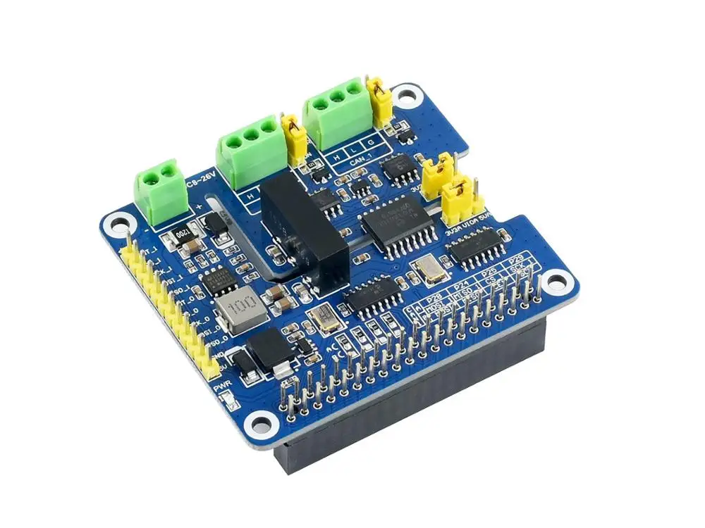 Waveshare2-Channel Isolated CAN FD Expansion HAT for Raspberry Pi, with Multi Onboard Protection Circuits
Waveshare2-Channel Isolated CAN FD Expansion HAT for Raspberry Pi, with Multi Onboard Protection Circuits