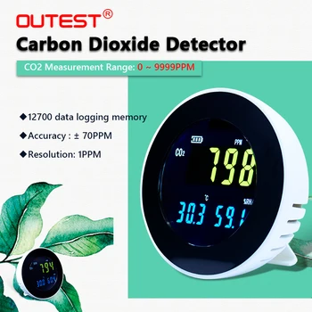 OUTEST HT-501 3 in 1 Co2 Meter carbon dioxide detector Digital Portable Gas Leak Detector Analyzer co2 Monitor Tester
OUTEST HT-501 3 in 1 Co2 Meter carbon dioxide detector Digital Portable Gas Leak Detector Analyzer co2 Monitor Tester