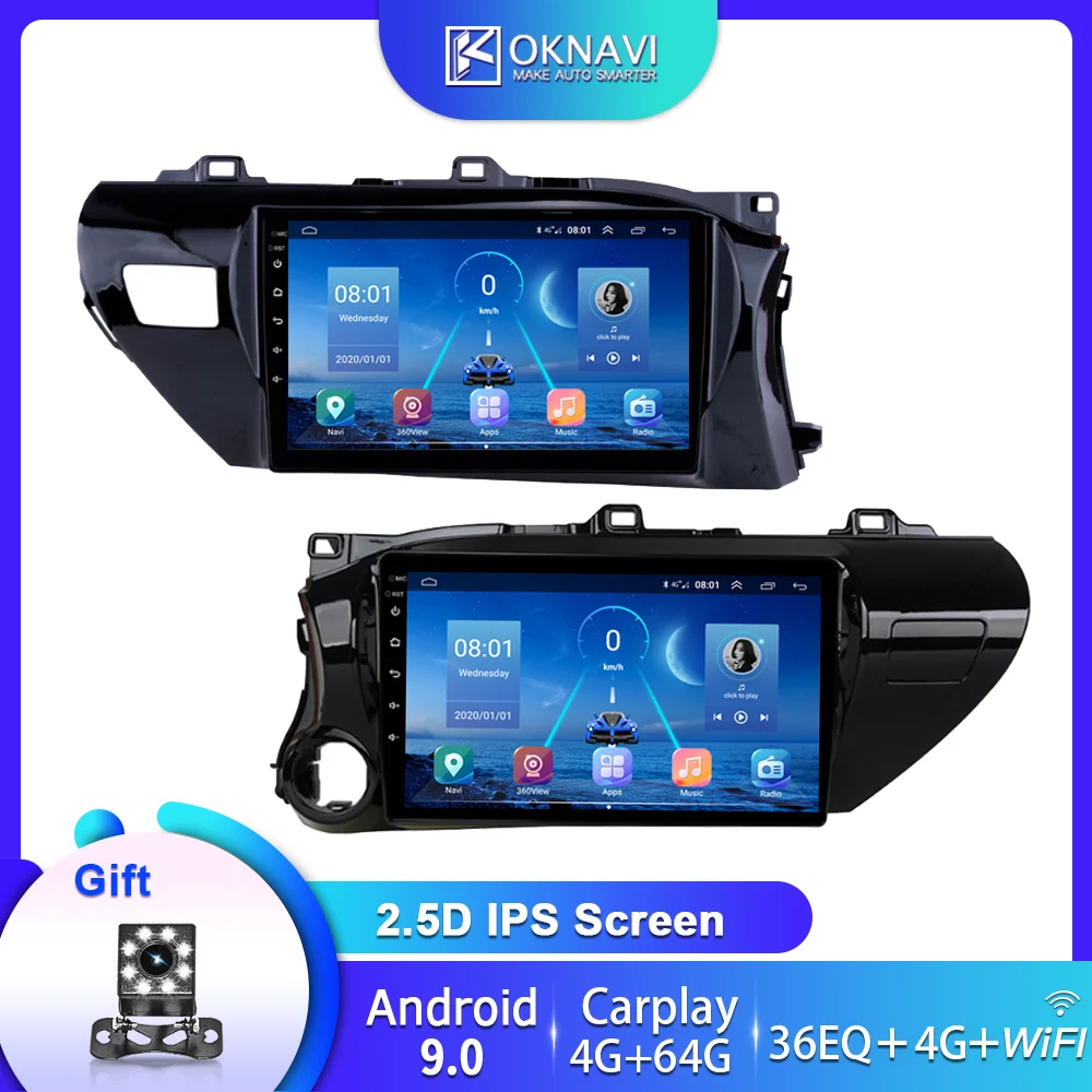 for Toyota Hilux Car Radio 2016 2017 2018 Android 9.0 Auto GPS Navigation Multimedia DVD Stereo Player 10 Inch 2 Din Carplay
for Toyota Hilux Car Radio 2016 2017 2018 Android 9.0 Auto GPS Navigation Multimedia DVD Stereo Player 10 Inch 2 Din Carplay
