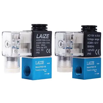 2 Port 2 Way Normally Closed Solenoid Valve Coil Control Direction Change