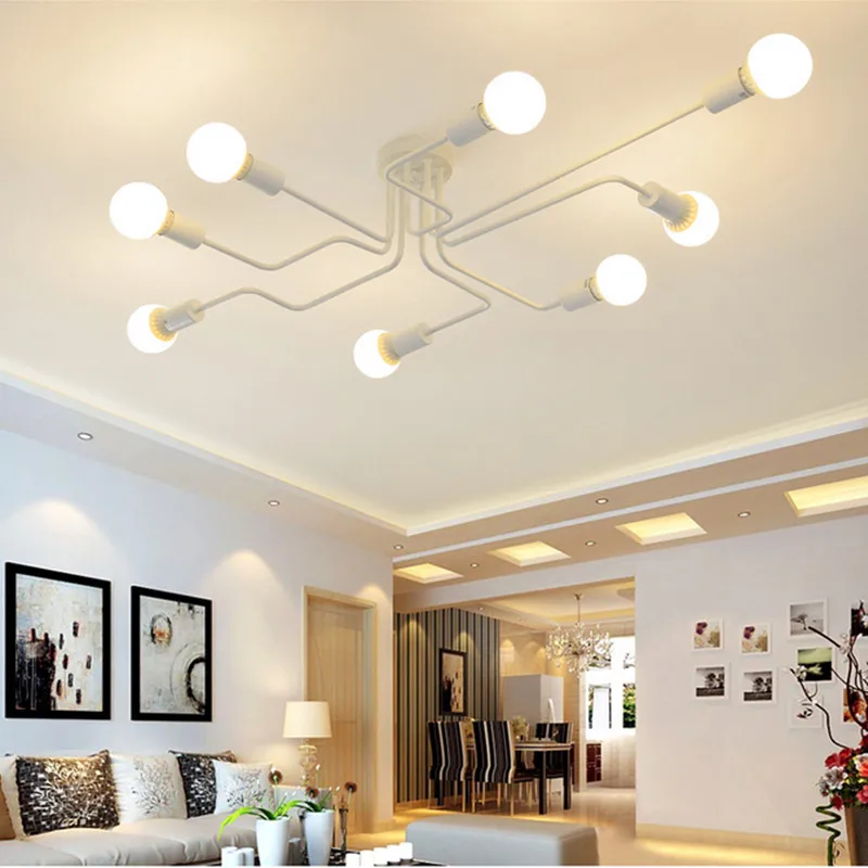Modern 4/6/8 Heads Multiple Rod Dome Night Lamps Ceiling Light Wrought Iron E27 Bulb Cafe Bar Home Decor Lighting Holder Fixture
Modern 4/6/8 Heads Multiple Rod Dome Night Lamps Ceiling Light Wrought Iron E27 Bulb Cafe Bar Home Decor Lighting Holder Fixture