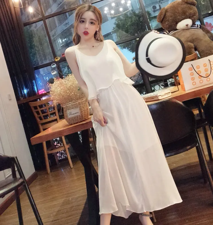 2019 New Style Camisole Flounced Mock Two-Piece One Piece off-Shoulder Sexy Exposed Back Cover Meat Beach Long Skirts Women's Fa
2019 New Style Camisole Flounced Mock Two-Piece One Piece off-Shoulder Sexy Exposed Back Cover Meat Beach Long Skirts Women's Fa