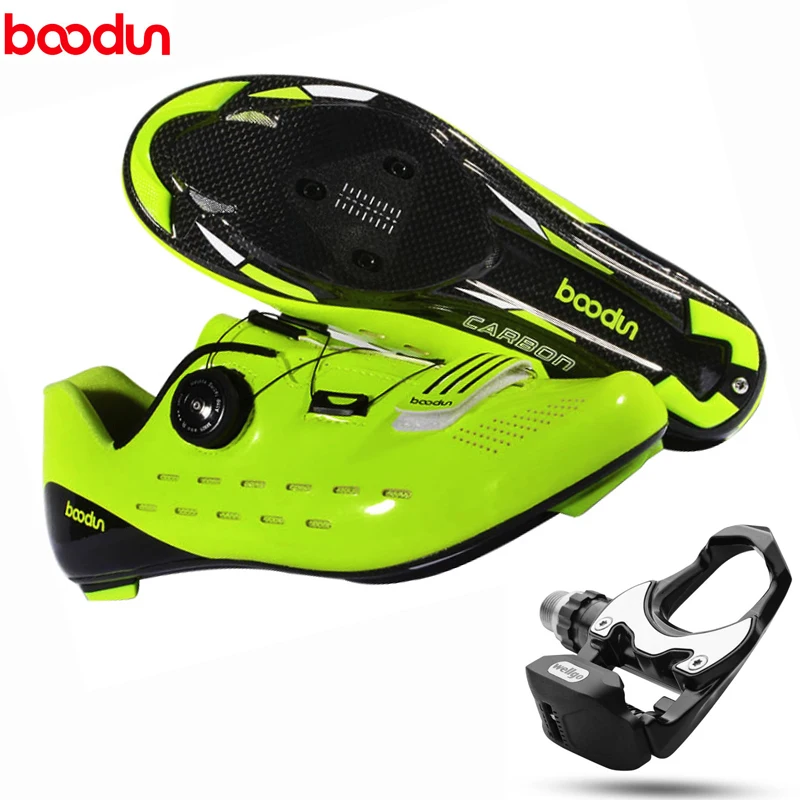 BOODUN New Road Cycling Shoes Carbon Fiber Self-Locking Ultralight Breathable Wear Non-slip professional Bicycle Racing Sneakers
BOODUN New Road Cycling Shoes Carbon Fiber Self-Locking Ultralight Breathable Wear Non-slip professional Bicycle Racing Sneakers