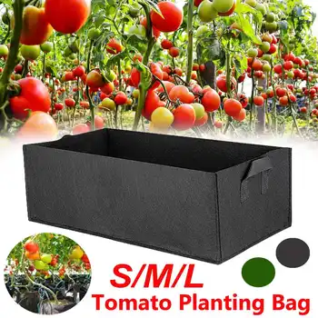 60 x 30 x 21cm Felt Fabric Reusable Garden Plant Bags Durable for Vegetable Tomato Potato Carrot Grow Bags Black / Green 3 Size
60 x 30 x 21cm Felt Fabric Reusable Garden Plant Bags Durable for Vegetable Tomato Potato Carrot Grow Bags Black / Green 3 Size