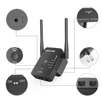 300M 2.4GHz High Power WiFi Extender WiFi Range Booster Router Repeater Wifi Amplifier with External Antenna, US/EU/UK Plug
300M 2.4GHz High Power WiFi Extender WiFi Range Booster Router Repeater Wifi Amplifier with External Antenna, US/EU/UK Plug