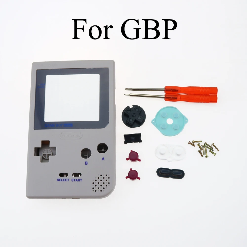 YuXi Replacement grey Case Plastic Shell Cover for Nintendo Gameboy Pocket Game Console for GBP Console gray Case housing
YuXi Replacement grey Case Plastic Shell Cover for Nintendo Gameboy Pocket Game Console for GBP Console gray Case housing