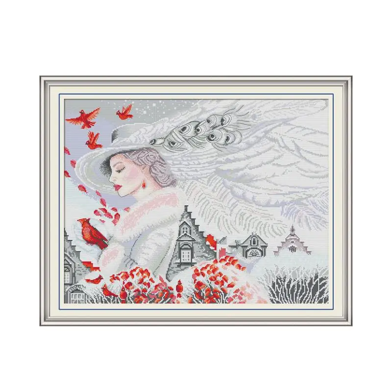 Beauty And Bird cross stitch kit aida 14ct 11ct count print canvas cross stitches needlework embroidery DIY handmade
Beauty And Bird cross stitch kit aida 14ct 11ct count print canvas cross stitches needlework embroidery DIY handmade